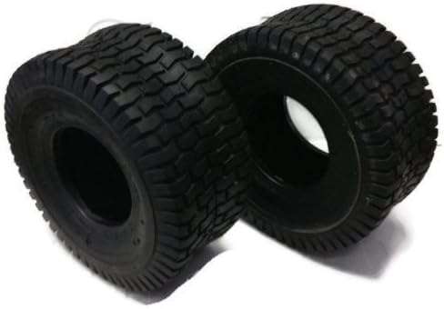 Pair of 15x6.00-6 LRB/4 Ply Transmaster Lawn Tractor/Garden/Turf Tires