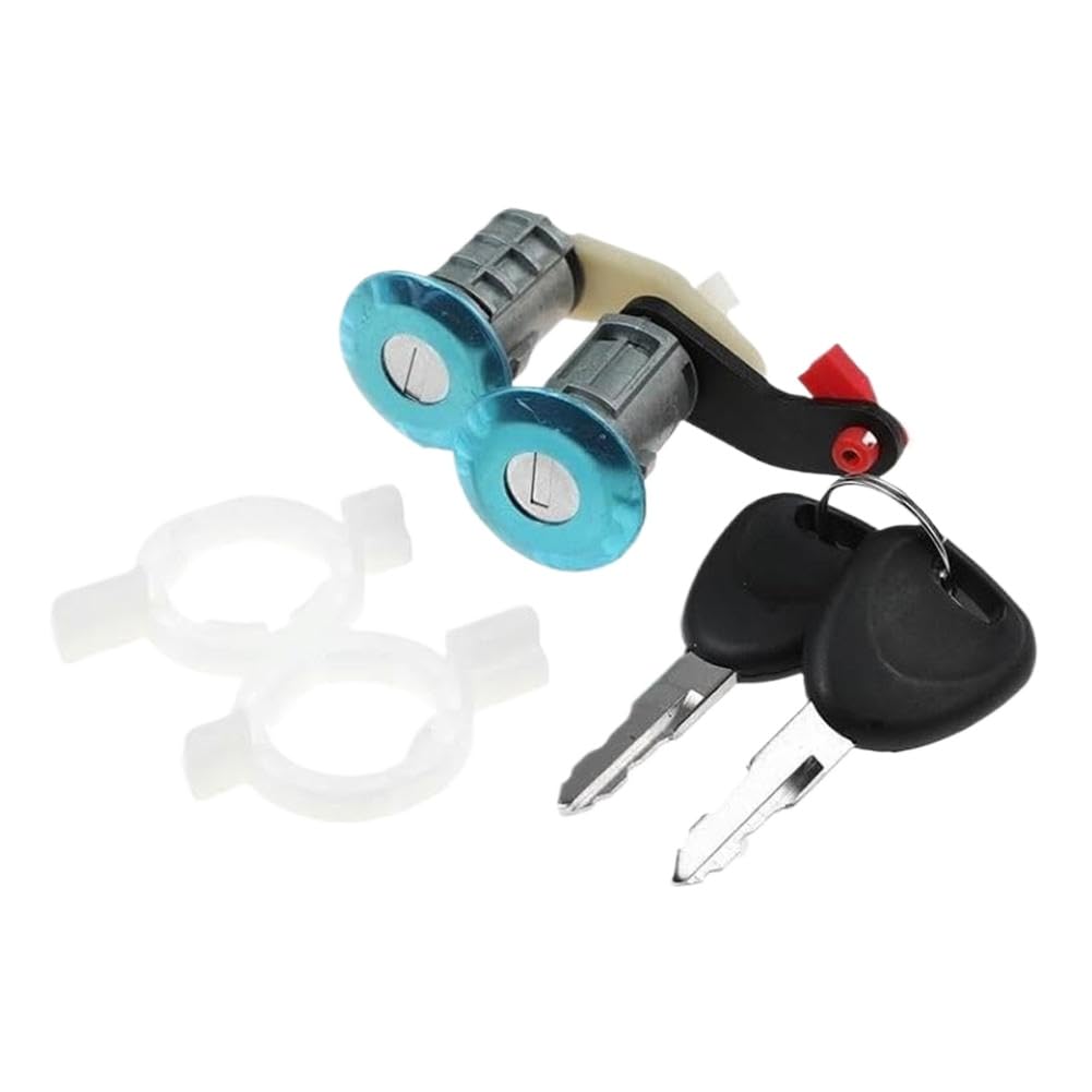Set Cilindro Serratura Porta Con 2 Chiavi Compatibile Con 7701470945