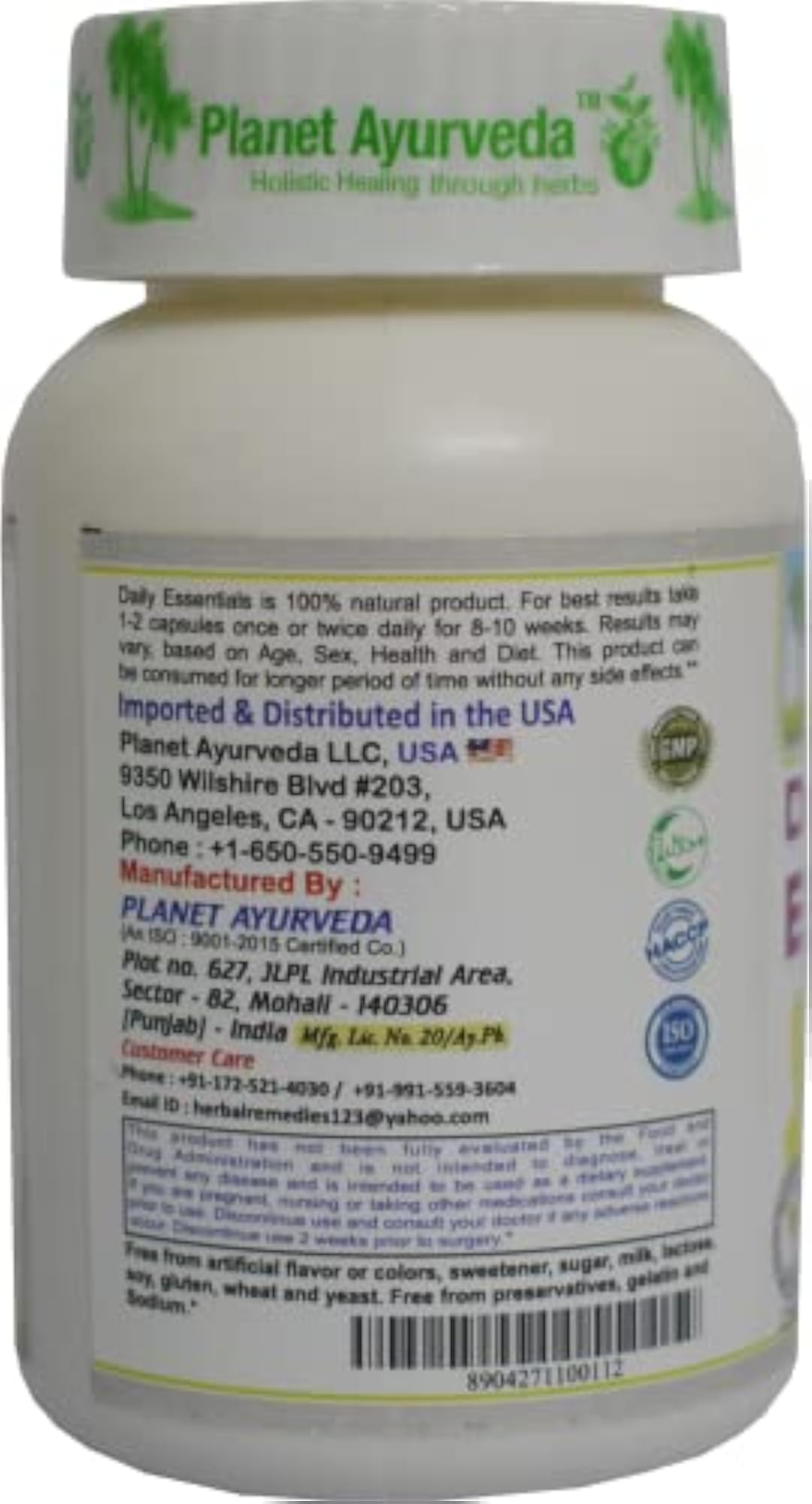 Daily Essentials Capsules for Health & Immunity, 60 Capsules
