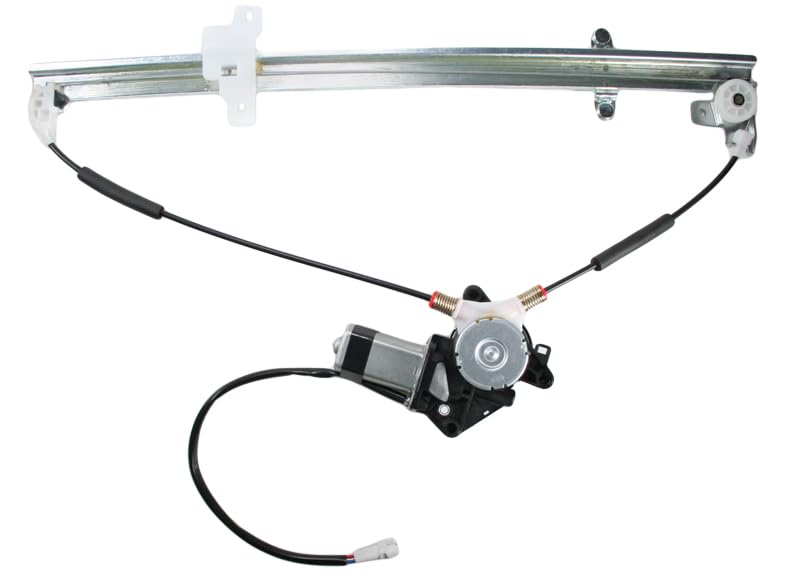 Image of TRQ Rear Right Power Window Regulator & Motor Assembly Passenger Side Compatible with 1999-2004 Chevrolet Tracker 1999-2005 Suzuki Grand Vitara 2002-2006 XL-7