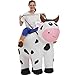 tasanor Blow Up Cow Costumes for Adults,Inflatable Costume Adult,Inflatable Cow Costume,Halloween Costumes for Men/Women (63INCH)