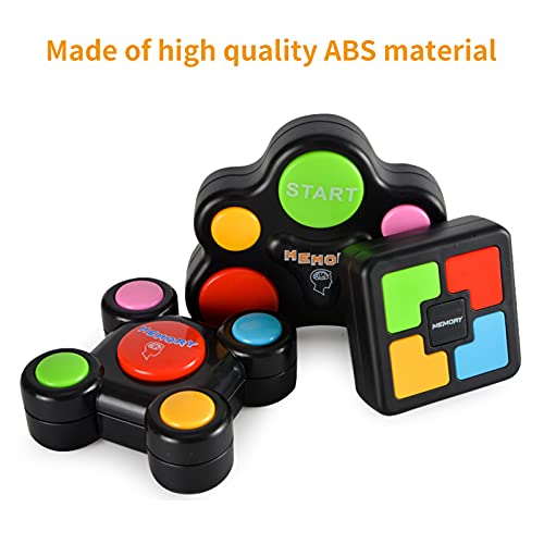 Sokg Jogo de treinamento de memória eletrônica com luzes e música Repita a cor Jogos de quebra-cabeç