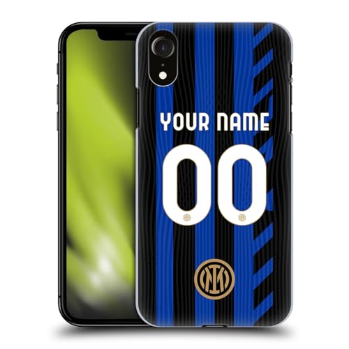 Coque arrière rigide Inter Milan pour iPhone XR motif maillot officiel
