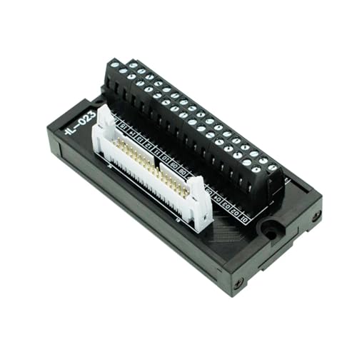 Bloque de terminales IDC34 para carril DIN y adaptador de relé de 34 bits 4