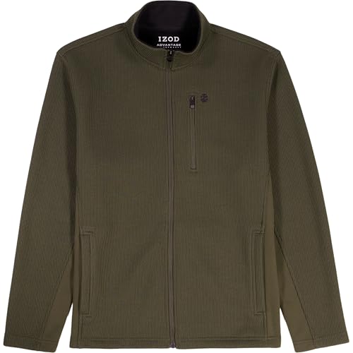 Image of IZOD Mens Shaker Fleece Full Zip Jacket