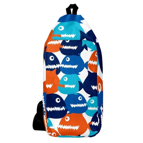 Sac à dos à bandoulière Piranha ergonomique et léger pour randonnée et voyage