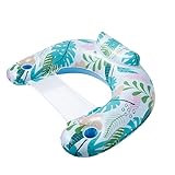 Pool Floaties for Adults, 2 Packs Inflatable Pool Chairs for in Pool with Cupholders & Handles,Pool Hammock Floats for Adults,Swim Toys,Floating Chair for Party Summer Water Beach Lake Fun