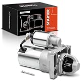 A-Premium Starter Motor Compatible with Chevy Silverado 1500 2500HD, Tahoe & GMC Sierra 1500, Yukon & Cadillac Escalade & Hummer H2, 12V 1.4KW 11 Teeth CW, Replace# 89017844, 12588052