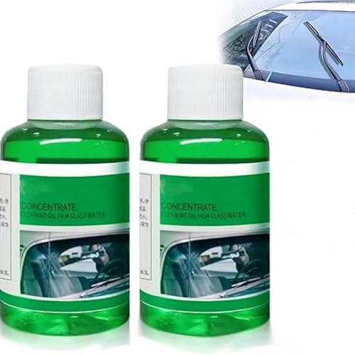 WANMATS Concentrado Limpiador Potente para película de Aceite de Coche Eliminador de película de Aceite de Vidrio Recubrimiento hidrofóbico de Vidrio para Parabrisas Limpiador de Parabrisas de Coche