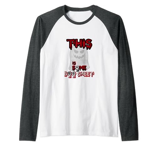 this is some boo sheet halloween gost Camiseta Manga Raglan