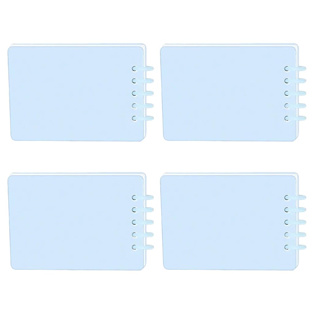 4Pcs Twin-Wire Binding Notepads 160Pages Lined Pocket Notepads Wirebound Writing Pad Small Notebook for Writing Drawing