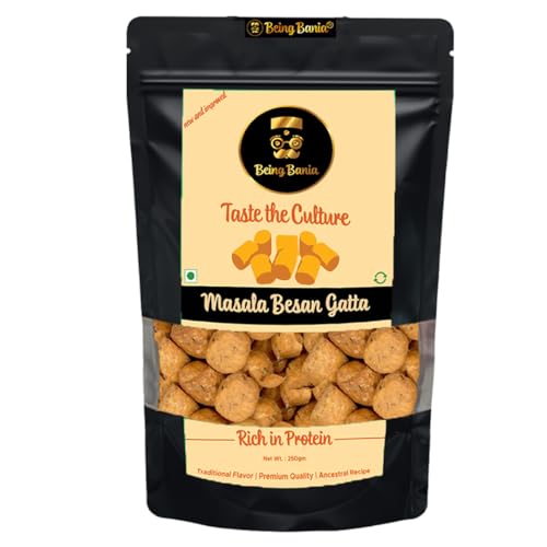 Image of Being Bania Besan Gatta - Gatte , 500g | Marwari Gatta Sabzi | Rajasthani food | Home made | Ready to cook
