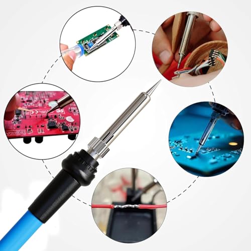 VMTRONIX Temperature Controlled Soldering Kit with 5 Tips (Pack of 8) - Image 4