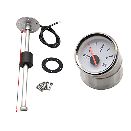Capteur de niveau d'eau carburant 0-190 ohm indicateur réservoir 260mm 52mm