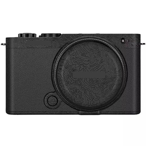 カメラ スキン ラップ 傷防止 ステッカー コート Vinly 保護フィルム ボディ プロテクター デカール カバー パナソニック に適合する Lumix S9 S 9用 (輪郭ブラック 光沢)