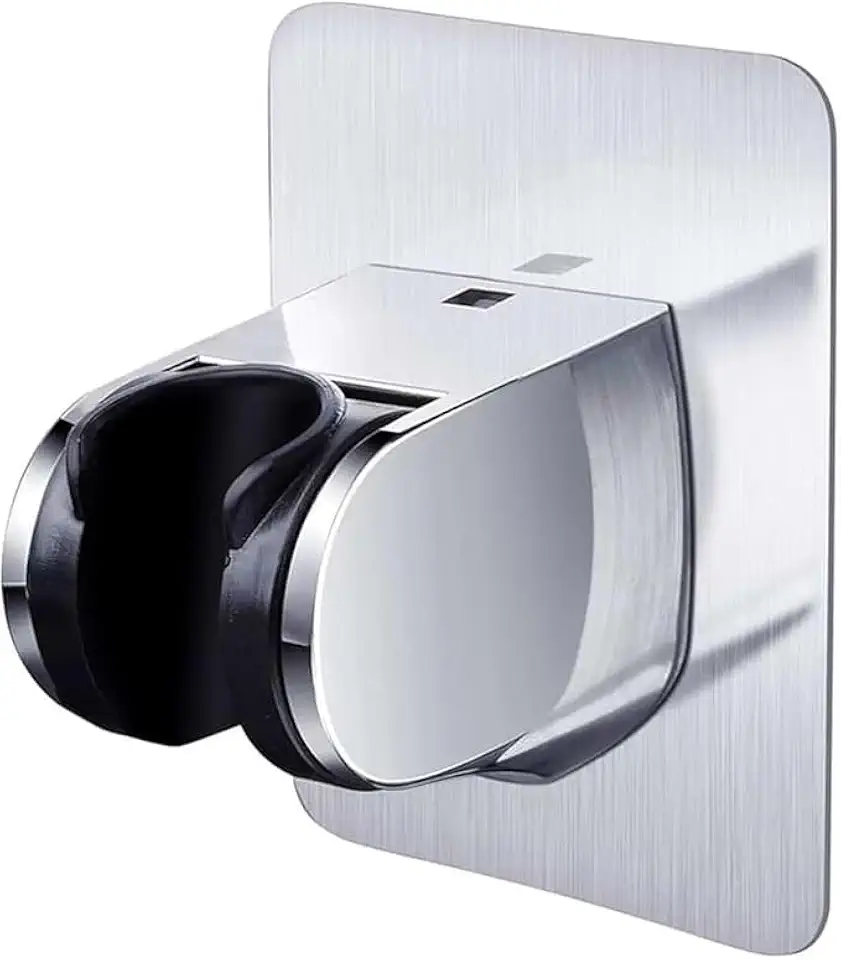 Suporte de Ducha Higiênica Chuveirinho Adesivo com Variação de Inclinação Cromado em ABS Para Box e Banheiro - Q-SEVEN