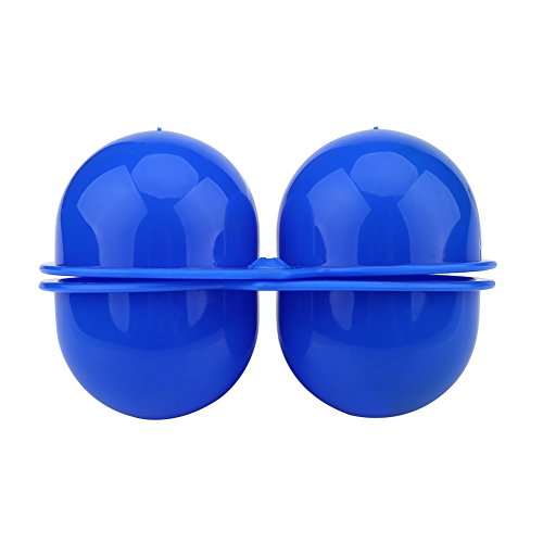 Akozon Plastique 2 Pcs Oeufs Transporteur Conteneur de Stockage Pique-Nique Camping UtilisationBleu, 2 Pack Porte-Oeufs Portable Conteneur en Plastique Plateau de Stockage d' Pique-Nique (BLUE)
