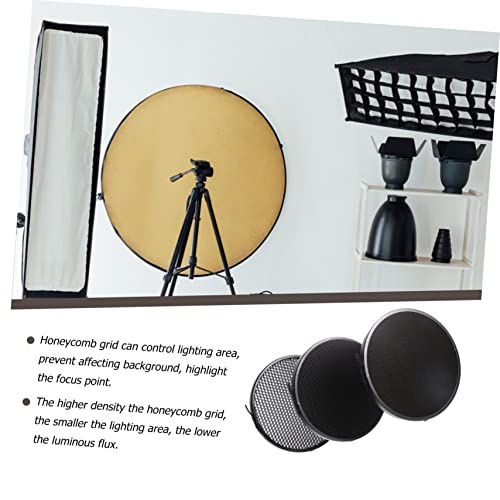 Rejilla de panal para reflector estándar de flash con resorte de fijación 7