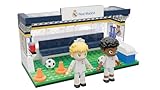 Neko Brands Licencia Oficial Real Madrid CF Banquillo de los Jugadores 16 cm. Set de Construcción con 184 Piezas. Regalo para Niños y Niñas de 7 Años o Más.