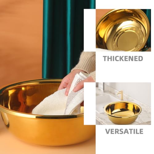 Tazón grande de acero inoxidable para cocina miniatura 3