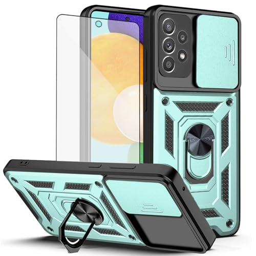 Coque rigide Samsung Galaxy A52 avec protection d'écran verre trempé haute résistance