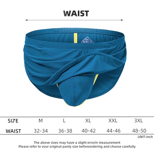 Mens Mesh Underwear Bulge Pouch Underwear Sexy G-String Thongs4