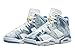 Jordan Boy's Air 6 Retro (Big Kid) White/Dutch Blue/Citron Tint/Black 5.5 Big Kid M