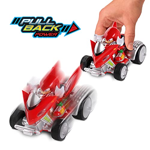 Nkok Sonic & Sega All-Stars Racing Pull Back Knuckles, Multi #TOP1