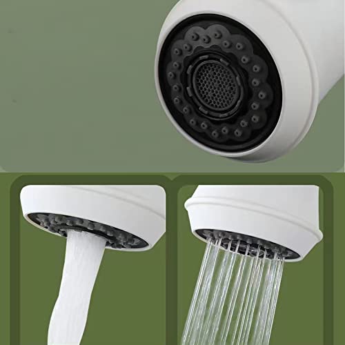 Robinet de cuisine avec douchette extractible mitigeur évier affichage LED - 6