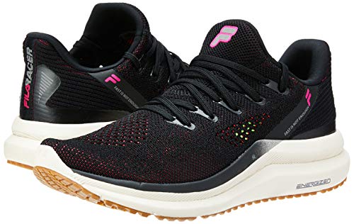 Tênis Racer Knit 2.0, Fila, Feminino, Preto/Rosa, 39