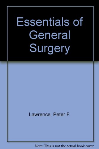 Essentials of General Surgery 0683048937 Book Cover