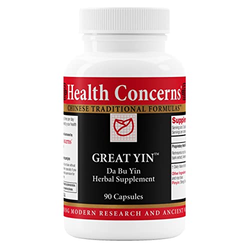 Image of Health Concerns Great Yin - Menopause Relief Supplement - Hot Flash Support - Night Sweats & Deficiency Heat - Traditional Chinese Herbal Formula for Women's Health & Hormonal Balance - 90 Capsules