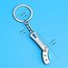 QMQJIA Realistic Tooth Shaped Keychain Craft from Sturdy Zines Alloy Materials for Dentals Industry Promotion Casual Wear