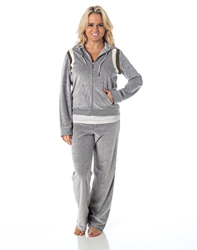 Alki'i Women's 3-Toned Tracksuit Jacket and Pant SetGrey M