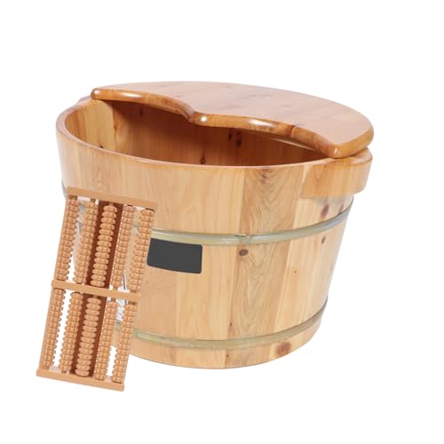 Bassin de trempage en bois pour bain de pieds à domicile après le travail