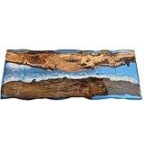 Personalized Breathtaking Scenery Epoxy Resin Table, Custom Order Sea Table, Beach Office Table, Ocean Waves Table, Handmade Table, Coffee Table, Dining Table, Special Table (18x18 inch)