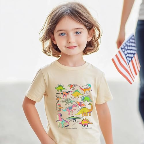 Image of Toddler Girls T Shirts Sassy Little Soul Graphic Short Sleeve Shirts 2-7 Years Cotton Baby Girl Retro Daisy Tees Clothes