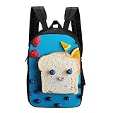 Lässiger Tagesrucksack Satch Schulrucksack Mädchen Jungen Teenager Casual Daypacks Beidseitig Tragen Schöner Toast