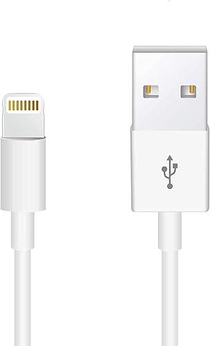 2 unidades de Apple iPhoneiPad Cable de cargacargador Lightning a USB Apple MFi certificado compatible con iPhone 11X876s6plus5s5cSE, iPad