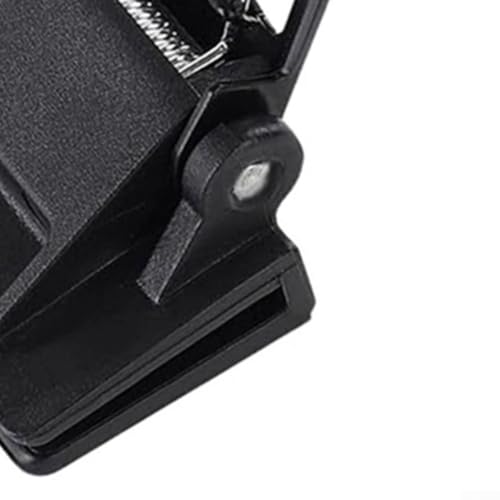 Bisagras de tocadiscos negro ABS, repuestos de soporte para funda de plato giratorio 7