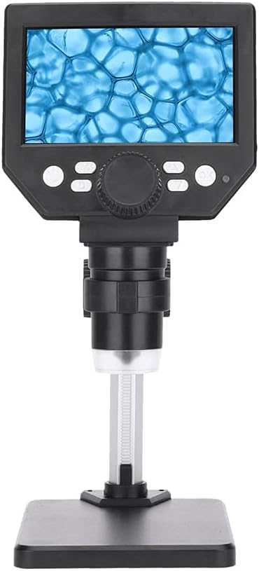 Professional Digital Electron Microscope 4.3 Inch Large Base LCD Display 8MP 1-1000X Continuous Amplification Magnifier