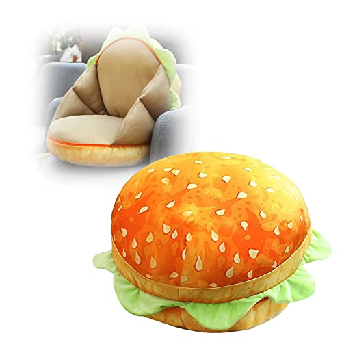 Cradling Cartoon Burger Kissen 3D Kreative Lebensmittel Realistische Weiche Hamburger Kissen Fotografie Requisiten Hintergrund Sofa Rückenkissen Hausdekoration Cover