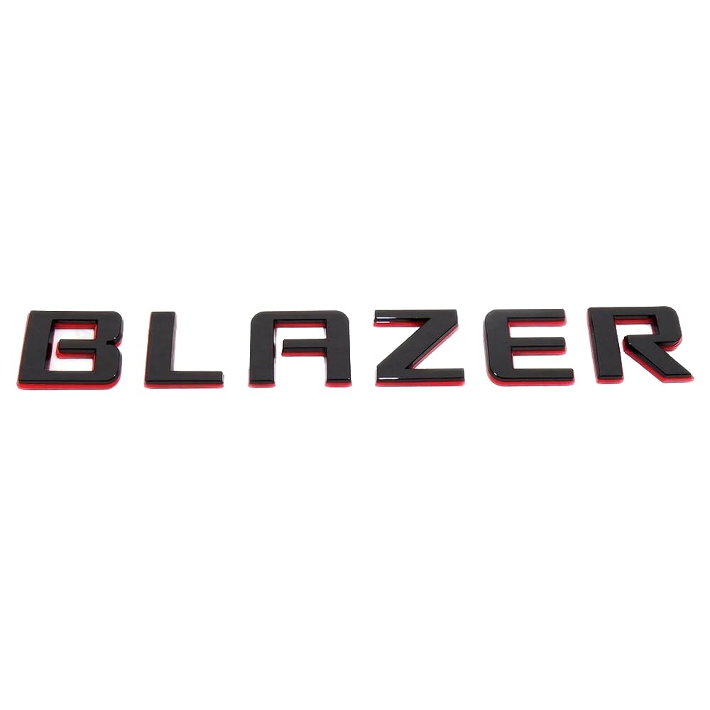 Emblema 3D de repuesto línea roja para Blazer 19-23 pulgadas 6