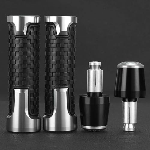 Poignées de guidon moto anti-vibrations avec bouchons pour SYM MAXSYM