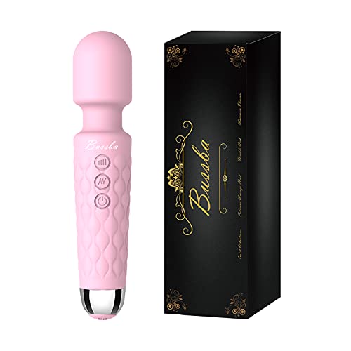 Bussba Cordless Waterproof Personal Powerful Electric Erotic Massager for Women clits Nipple Anal Vagina G-spot Pleasure Orgasm-Mini,Quiet,8 Powerful Speeds-20 Modes