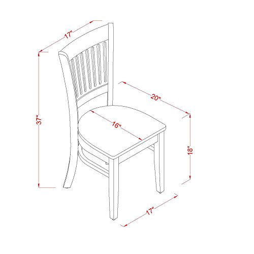 East West Furniture Dlva5-Esp-W Dinette Set #TOP6