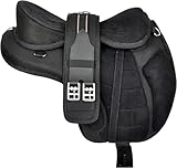 AMAZO Synthetic Treeless Freemax Horse Saddle All Purpose Size 14