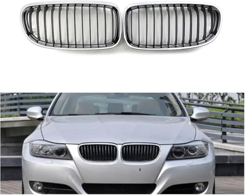 Parrilla delantera de doble puente: estilo deportivo para BMW E90 E91 LCI 328i 335i 4