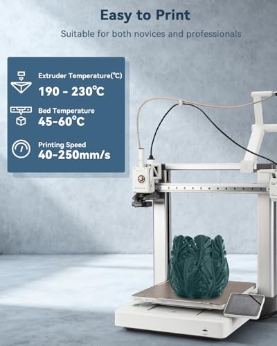 Image of 3DHoJor PLA Filament 1.75mm,3D Printer Filament,1kg Cardboard Spool (2.2lbs),Dimensional Accuracy + /- 0.03 mm,Odor Free, Clog Free, No Brittle Filaments, Fit Most 3D FDM Printer,Green