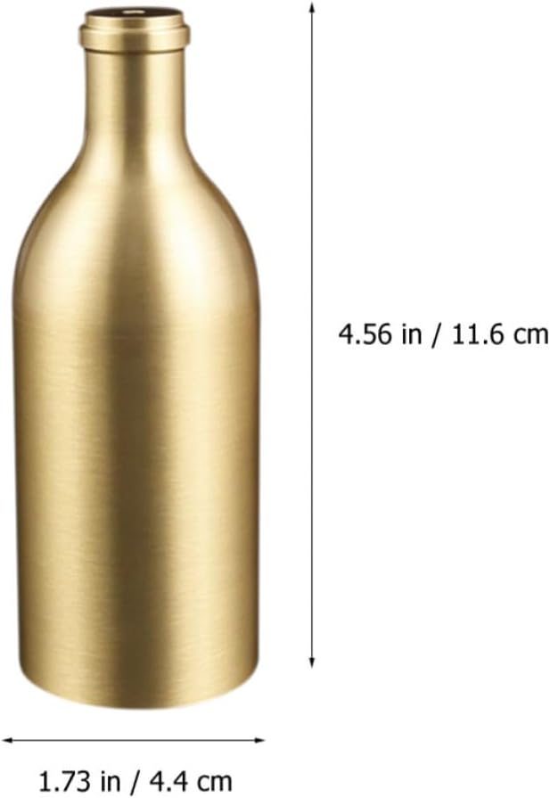 LIFKOME Toothpick Case Holder Bottle with Opener Dispenser Brass Space-saving Decorative Toothpick Storage for Stylish and Occasions